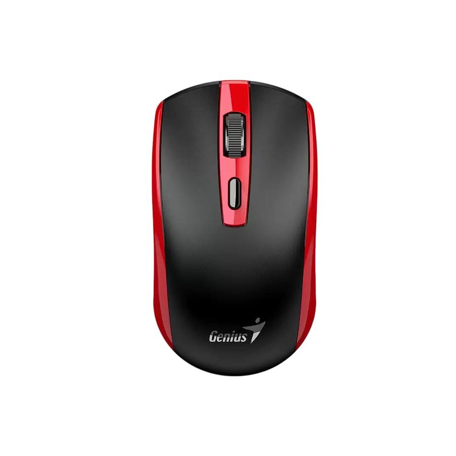 Mouse Inalámbrico Recargable Genius ECO-8150 Copilot Rojo