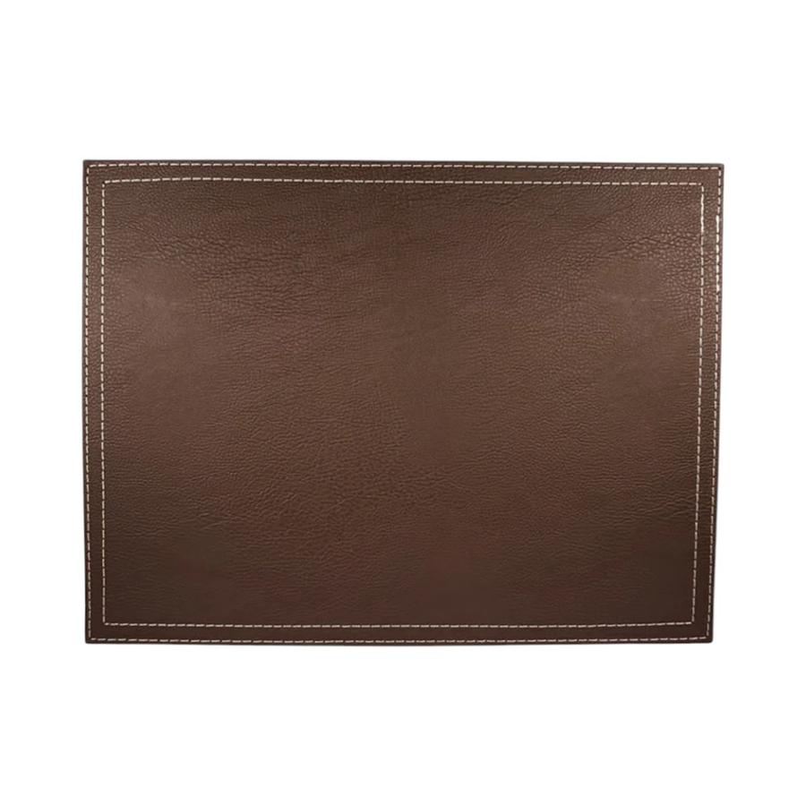 Individual Mesa Rectangular Cafe 32x42 cm Eco-Cuero Doral