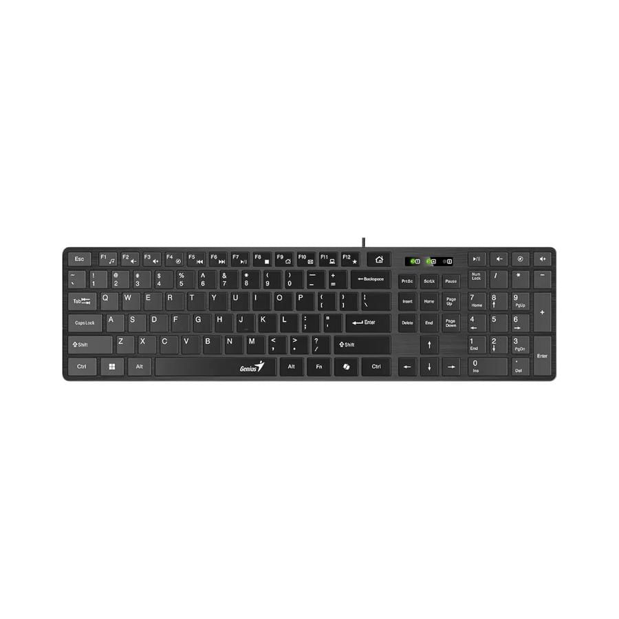 Teclado Genius Slim Star 126 Copilot USB Black
