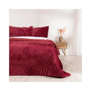 Plumón Mashini Corduroy Coral Sherpa King Burdeo