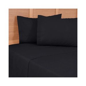 Sábana Mashini 144 Hilos Colores Negro King