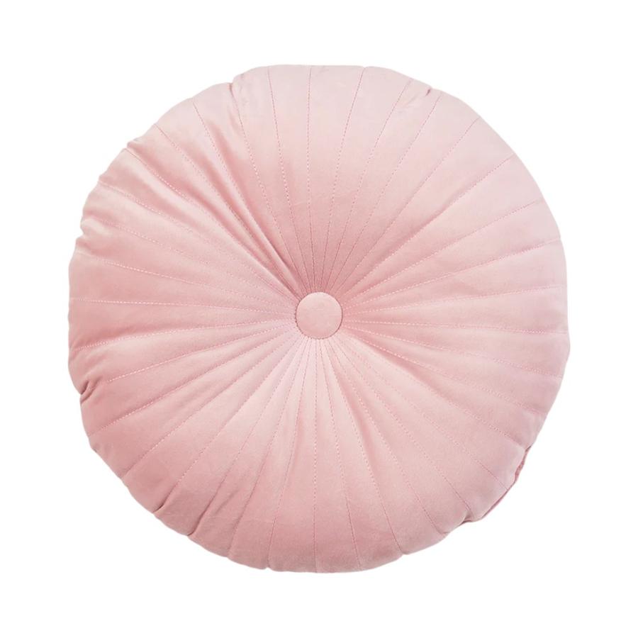 Cojin Velvet 40 cm Circular 825501 Rosado