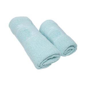 Pack de Toallas 70x140 Y Mano 50x90 H-007 Celeste