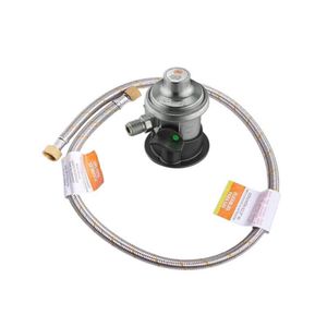 Kit Regulador Gas Mademsa hasta 15 Kg + Flexible Gas 3/8 x 1