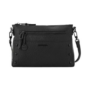 Cartera Bandolera Amphora Jazmin Negro Especial