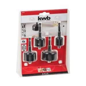 Set Sierra Copa 4 Piezas 26/35/40/52 mm Kwb 49497900