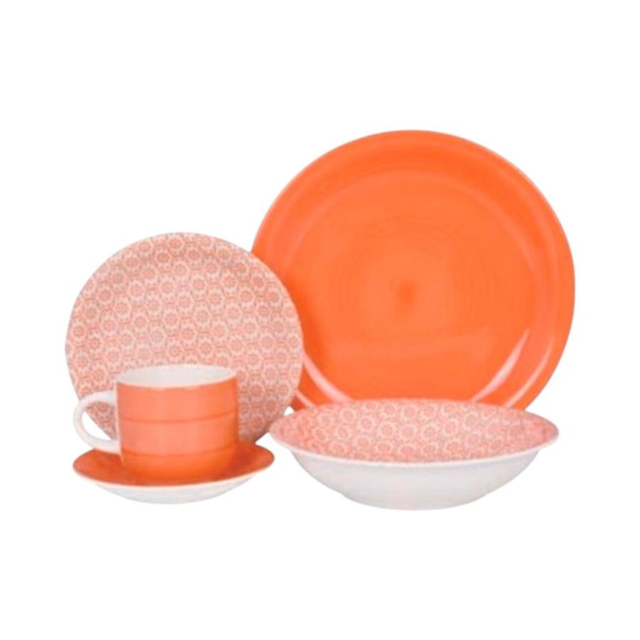 Vajilla Set 30 Piezas Vitta S278 Naranja