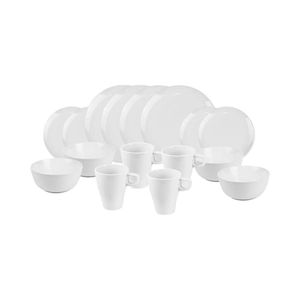 Set de loza 16 piezas Decoexpress Y030452-0000/08 Blanco