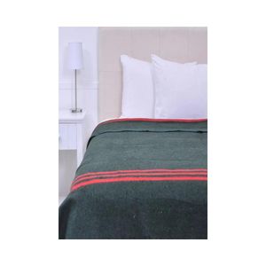 Frazada Mashini Térmica Queen Líneas Verde