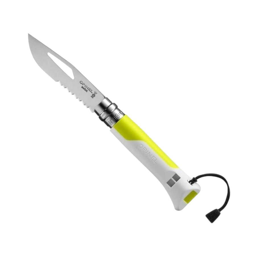 Cuchillo Navaja Opinel N8 Outdoor Amarillo