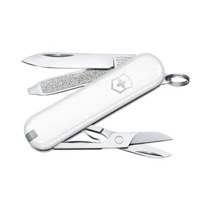 Navaja Classic SD 58mm Victorinox Falling Snow Blanco