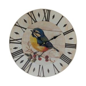 Reloj de Pared Pájaro 33,8×33,8 cm 112857365606