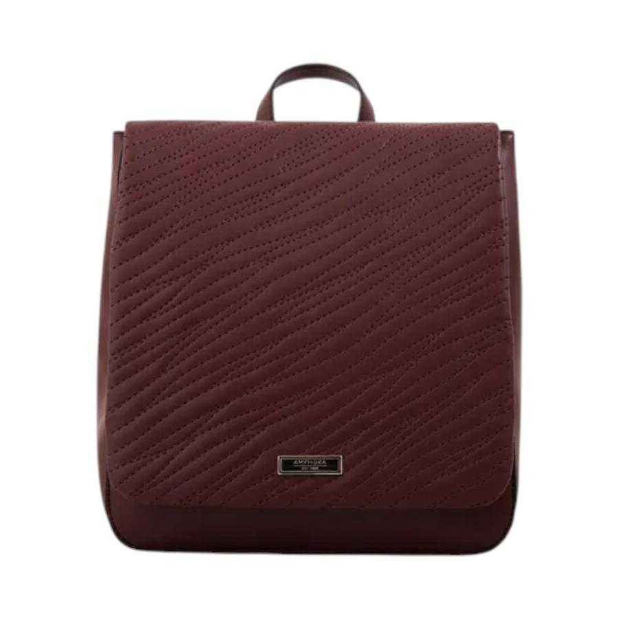 Mochila Con Tapa Mediana Guinea 040364012045 Burdeo