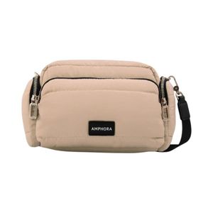 Cartera Bandolera Amphora Melina Mediana Beige
