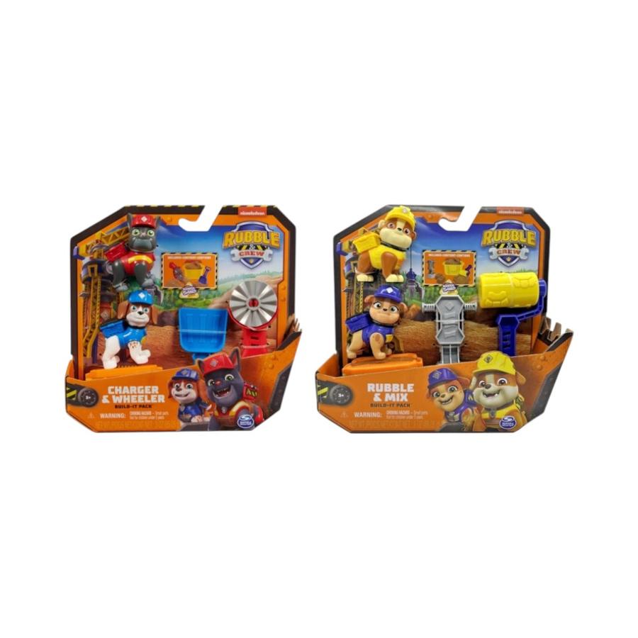 Figuras Arena Kinetic IMEX 6066727 Paw Patrol Rubble & Crew