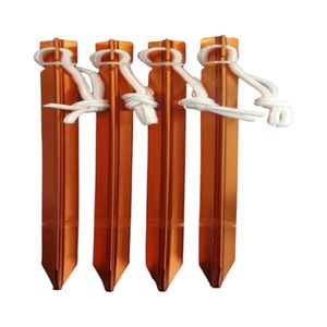 Estacas Aluminio National Geographic 22CM x 4 UN Naranja