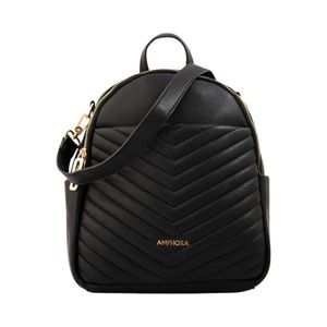 Mochila 12L Mujer Amphora Filomena Mediana Negro