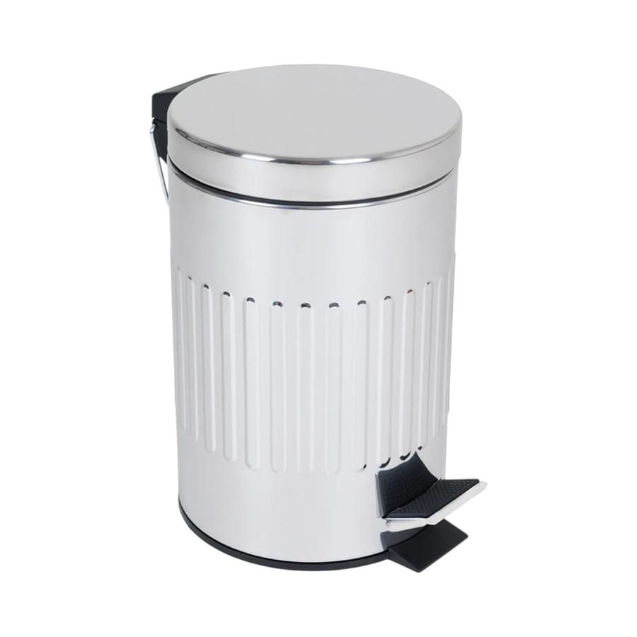 Papelero Metálico Decoline Color Acero 3 LT