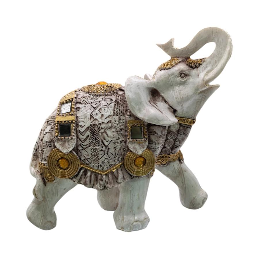 Elefante Diseño Poliresina XL 19x21x9 cm Aleppo
