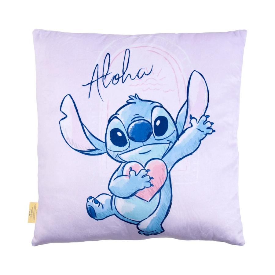 Cojín Velour Est. 40x40 cm Disney Stitch Aloha Mashini