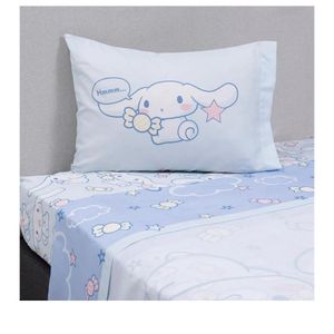 Sábana 1.5 Plazas Microfibra Cinnamoroll Candy Mashini