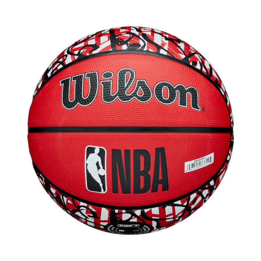 Balón Baloncesto NBA Chicago Bulls Wilson Talla 7 Rojo/Negro