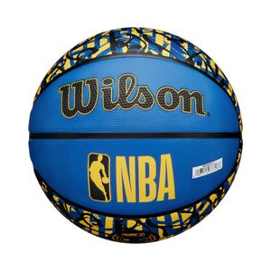 Balón Baloncesto NBA GS Warriors Wilson Talla 7 Azul/Amarill