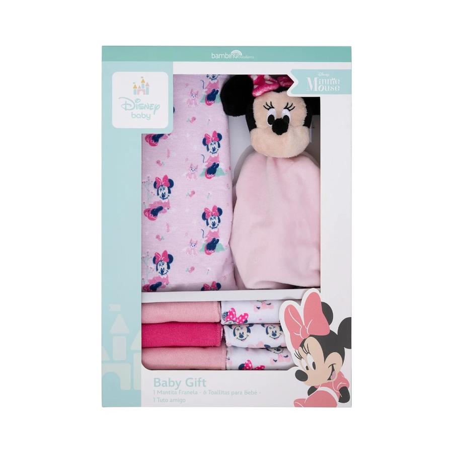 Set de Regalo de 8 Piezas Rosado Minnie Gato Niña Bambino