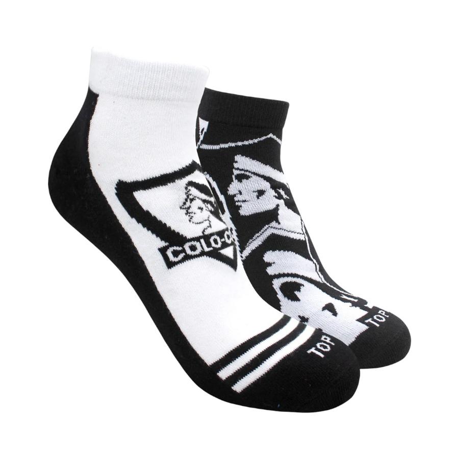 Calcetines Tobilleros Algodón Pack 2 Colo-Colo C2