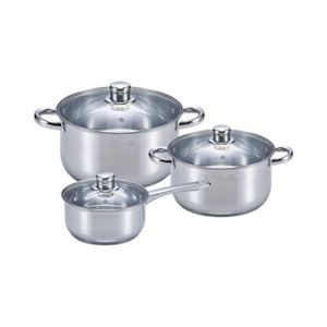 Batería de Cocina Acero 6 Piezas D&C Mecina