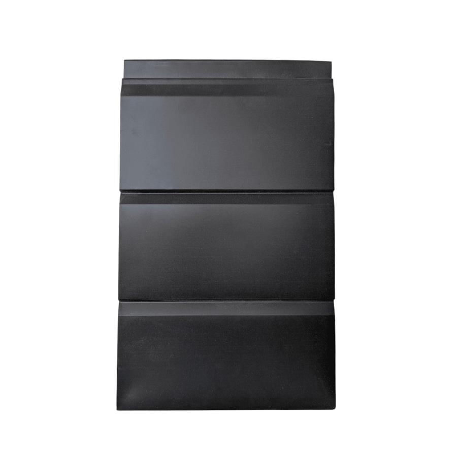 Revestimiento Metalico Negro Liso 16x383x3900mm