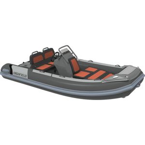 Bote Semi Rigido Sp390 Hypalon Gris/Naranjo