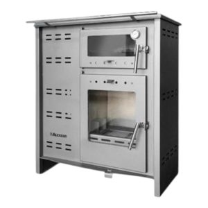 Cocina Leña/Pellet Puyehue Xl Con Kit Gris