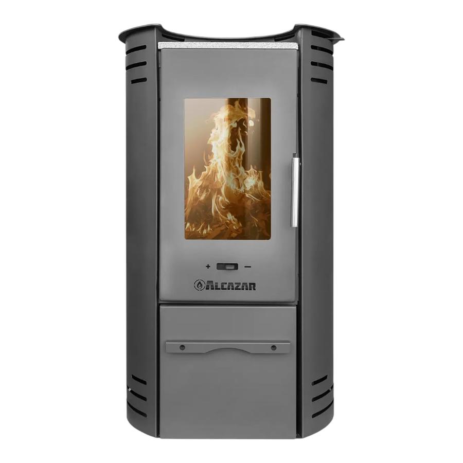 Estufa a Leña Alcazar Puelche 600 Negro