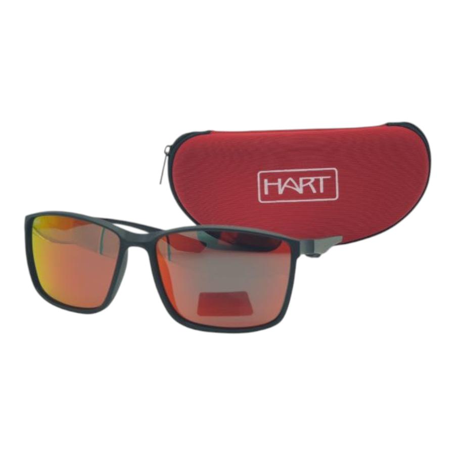 Lentes Polarizados Hart Negro / Naranjo