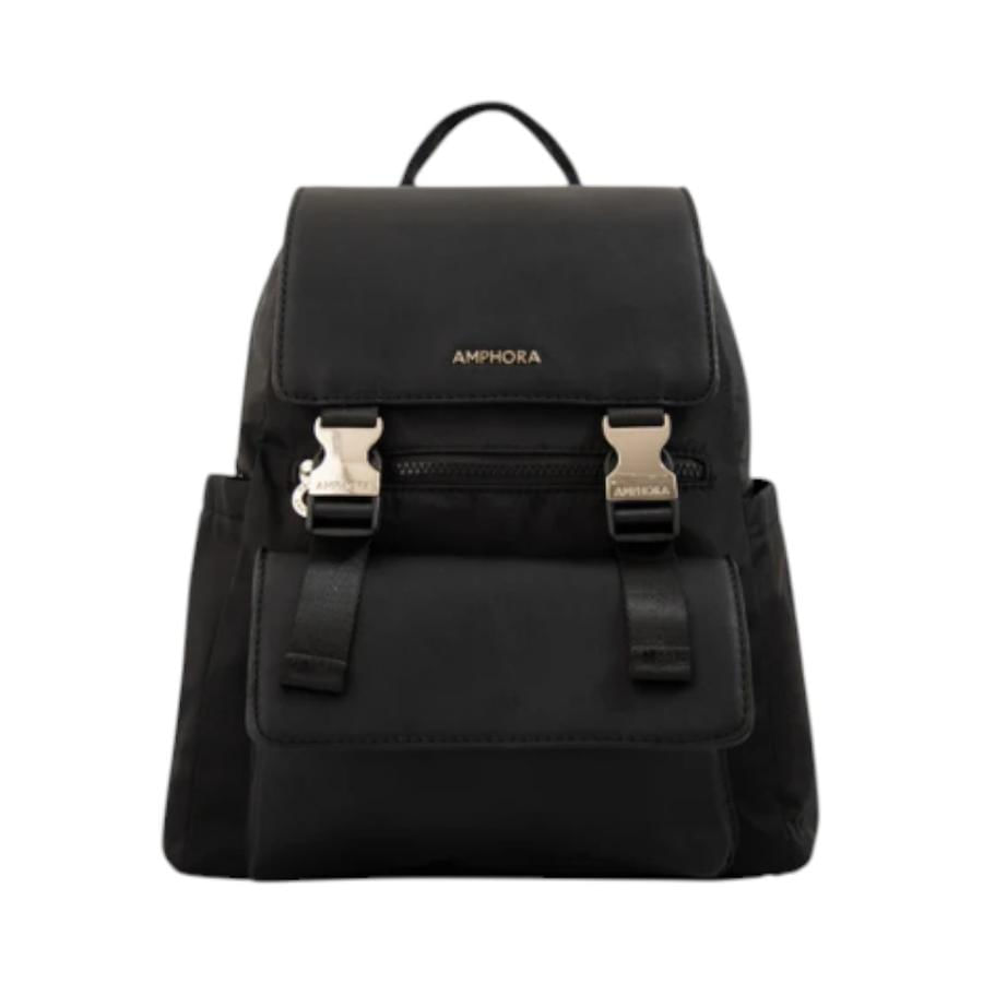 Mochila Nylon Resistente Mujer Amphora Lois 18 L Negro