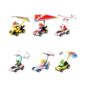 Juguete Auto Mario Kart Personajes Glider Sorpresa Hot Wheel