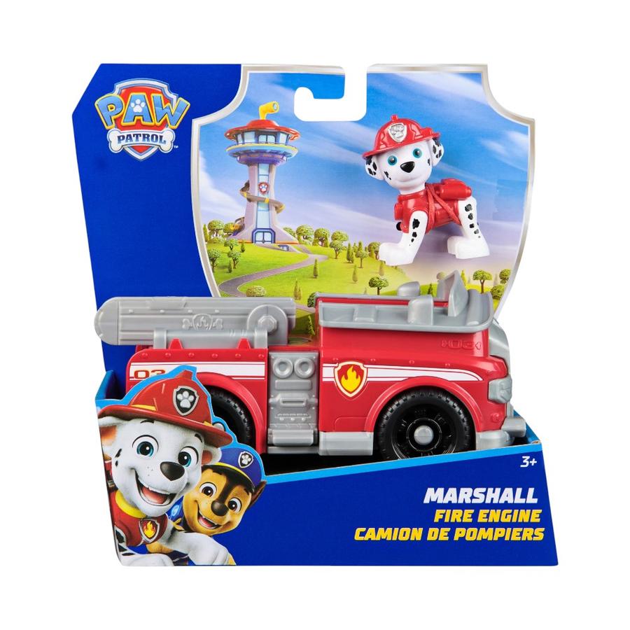 Juguete Auto Paw Patrol Marshall con Figura Sustentable