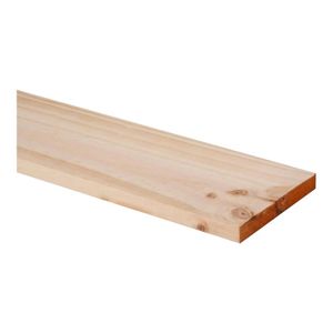 Madera Seca Dimensionada 1X6" X 3200Mm
