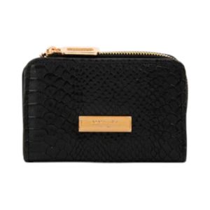 Billetera Pequeña Amphora Luisa Cierre con Botón Negro