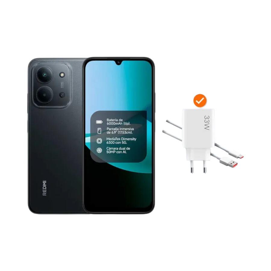 Smartphone Xiaomi Redmi 15C 5G 4GB/256GB Negro