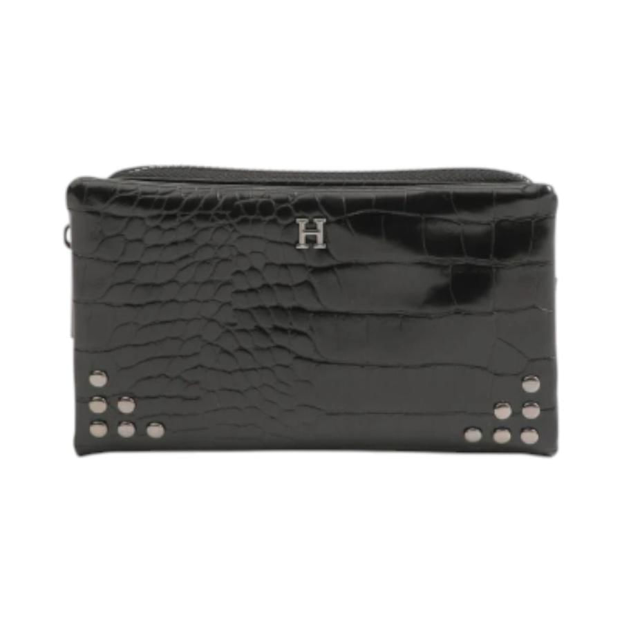 Billetera Mediana Humana Gisa Eco Cuero Negro