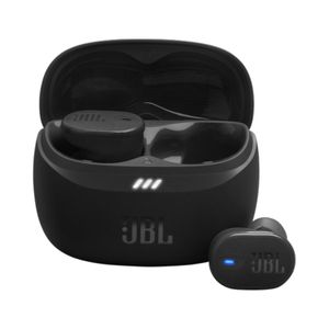 Audífonos Pure Bass con sonido Spatial JBL Tune Buds 2 Negro