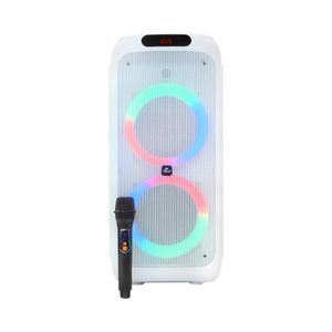 Parlante Bluetooth Mlab Flaming Big Bass 8” Blanco