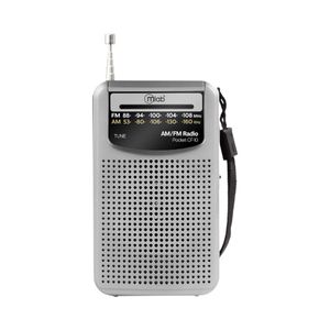 Radio Retro Portátil Mlab Pocket CF-10 Gris
