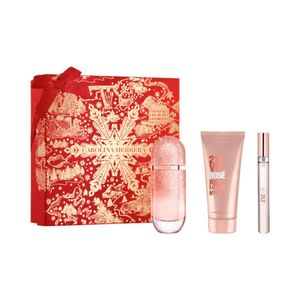 Set Mujer 212 Vip Rose Elixir 80Ml+Ts10Ml+Bl100Ml Carolina H