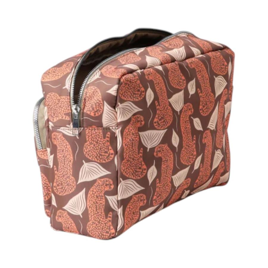 Cosmetiquero Estampado Humana Saturno Café