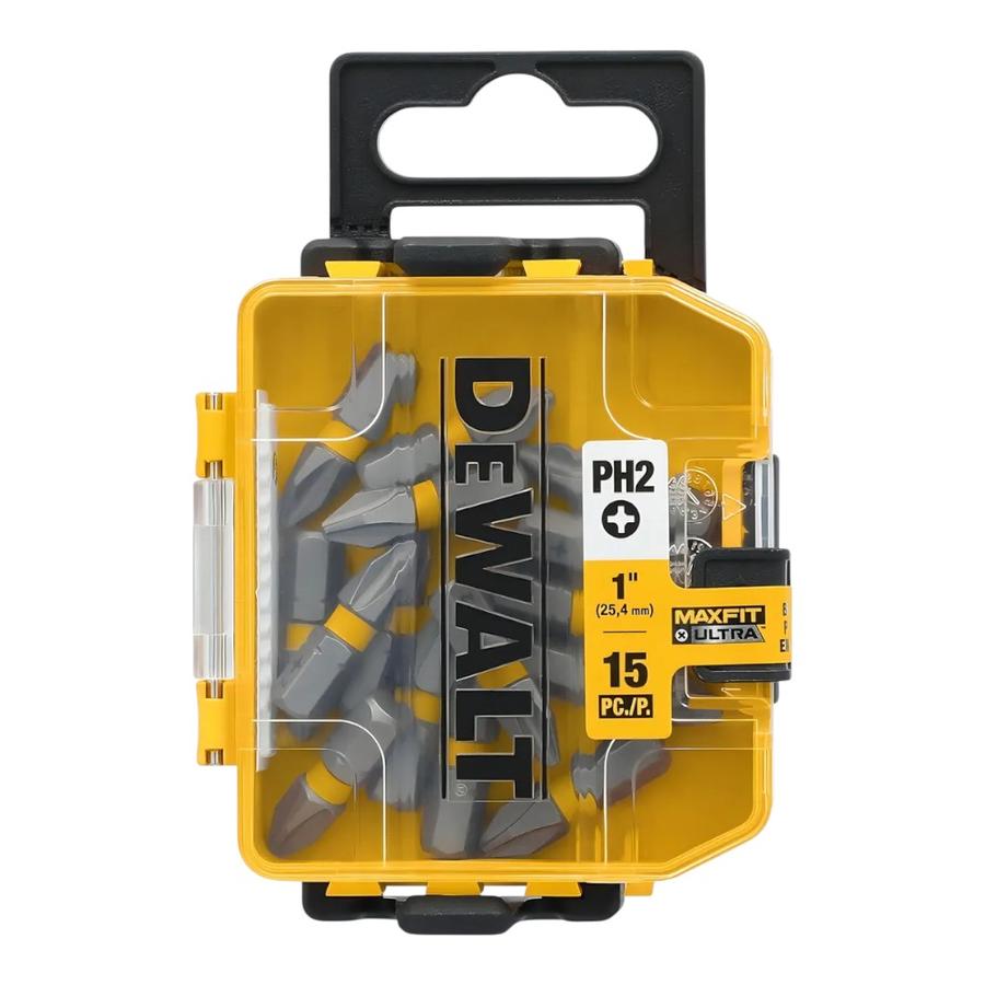 Set Puntas PH2 Maxfit DeWalt DWA1PH2UMF15 15 Pzs Acero