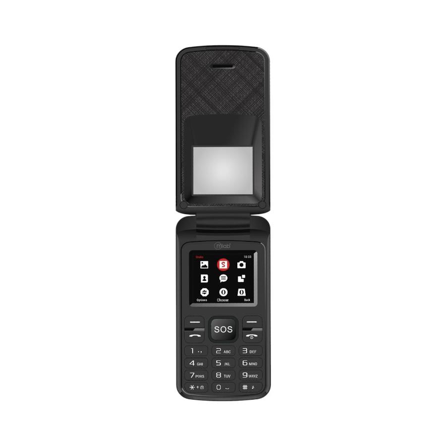 Celular Adulto Mayor Mlab Shell SOS 4G Negro