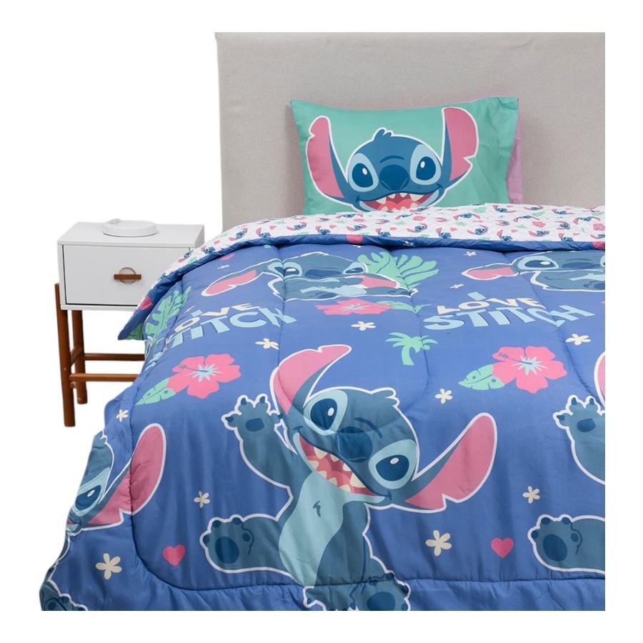 Plumón 1.5 Plazas Mashini Stitch Poliéster Multicolor